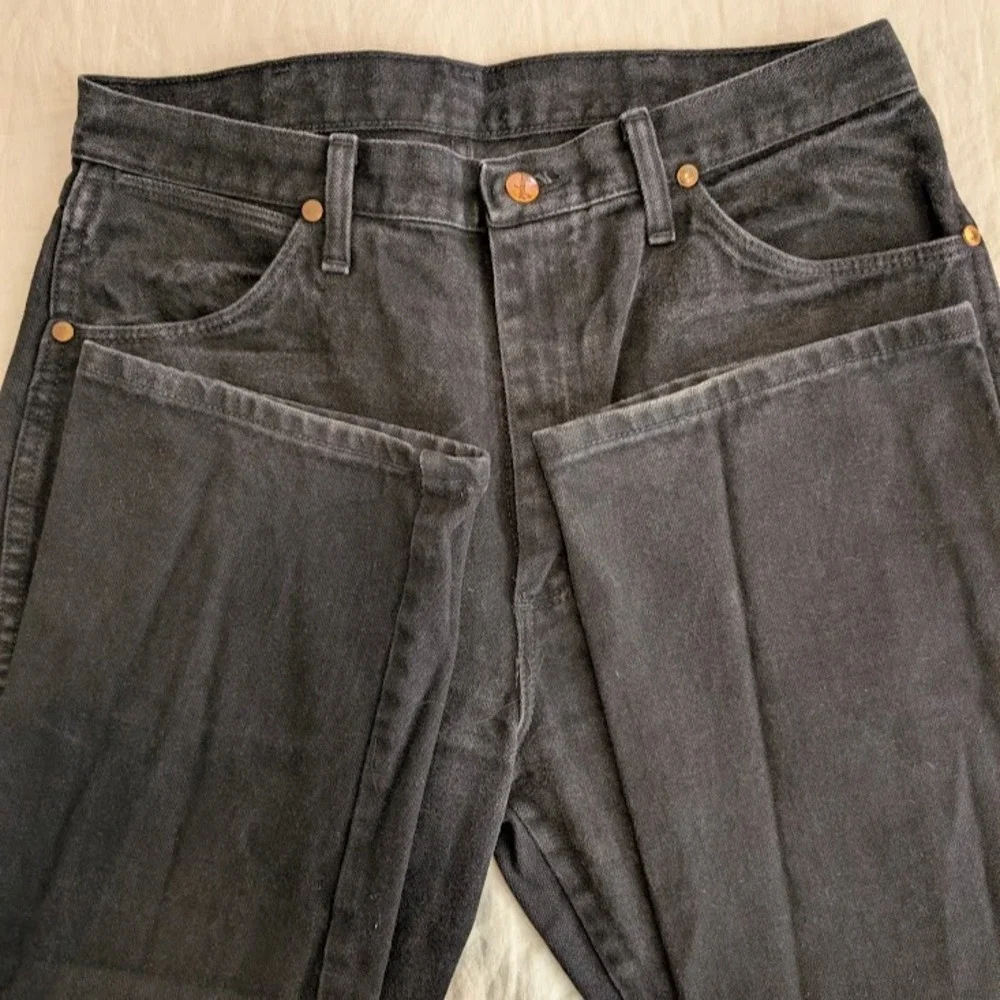 Wrangler Jeans‎ Men's 33x38 Black 13MWZWK Original Cowboy Cut High Rise Cotton